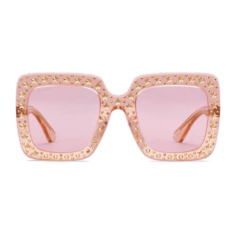 occhiali gucci da sole rosa|Occhiali rosa Gucci, Collezione Inverno 2024 .